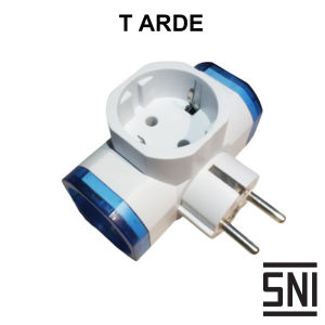 steker colokan listrik T arde cabang 3 SNI -bin