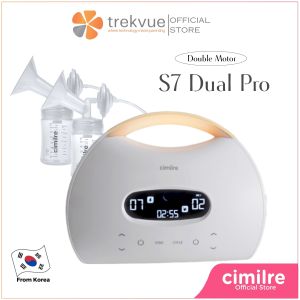 Cimilre S7: Dual-Pro Hospital Portable Dual Motor Breast Pump W/Nightlight Quiet 6 months Warranty