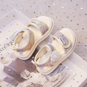 Dép Bé Gái Mùa Hè 2025 Phong Cách Thời Trang Đế Chống Trơn Trượt Giày Sandal Công Chúa Hoa Ngọc Cho Bé Gái 3-10 Tuổi