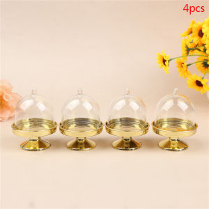 [Sirola] 4 cái khay đựng kẹo tráng miệng trong suốt Khay Đứng trưng bày bánh cupcake hộp quà cưới