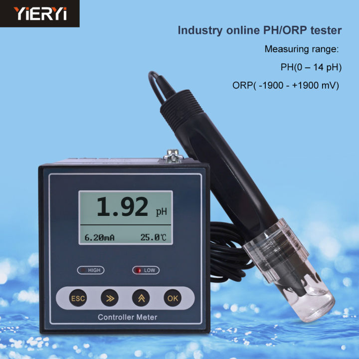 Yieryi trực tuyến Ph/ORP Tester cho Aquarium-kỹ thuật số Đồng hồ đo độ ...