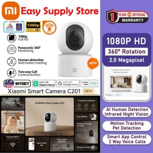 Xiaomi CCTV 360° Home Security IP Camera PTZ C201 1080P | C300 2K | C400 2.5K | C500 Pro 3K | C500 3.5K | Smart APP Motion Detection