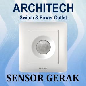 ARCHITECH INFINITY A63-K23 Sakelar - Sakelar Lampu Sensor WHITE