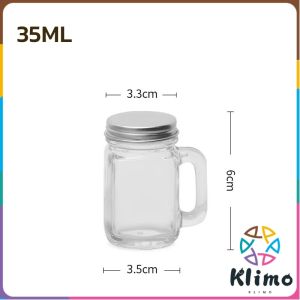 Klimo Mini Coffee Glass Espresso Cup Jam Sub-bottling Small Mug 35ml/120ml