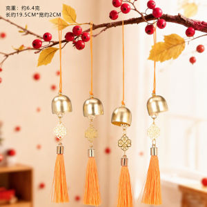 Festival ornament gifts festive and lucky charm pendants door ornaments necklaces accessories DIY small ornaments materials新年 柿柿如意国风挂件diy节日布置玄关装饰车载包包挂饰