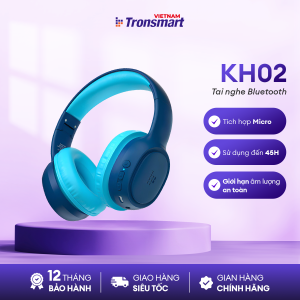 Tai nghe trẻ em Bluetooth 5.3 Tronsmart KH02 | 30 tiếng playtime | Giới hạn âm lượng an toàn | Bảo hành chính hãng 12 tháng
