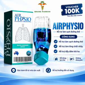 Thiết Bị Tập Thở Hỗ Trợ Hô Hấp Phổi Airphysio Trad Manual Nhập Khẩu Uc