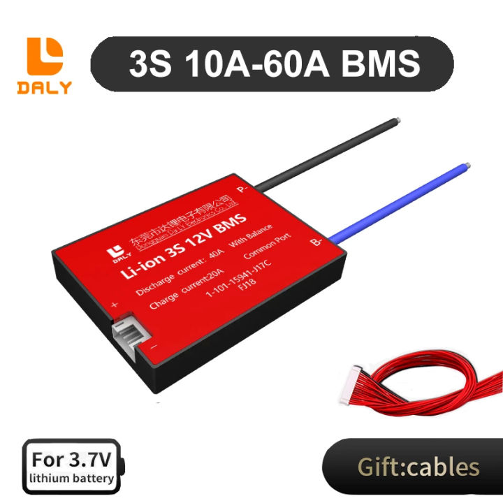 Daly BMS Battery Management System - 3S-24S, 12V-72V, 15A-200A, Li-ion/LiFePo4 With NTC