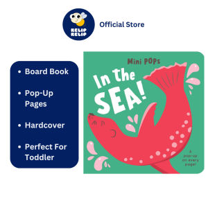 In The Sea Pop Up Board Book With Sea Animals Pop Up Pages (Hardcover) For Kids