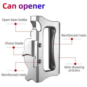Manual Can Opener Stainlee Steel Heavy Duty Can Jar Beer Opener Household Kitchen Utensil Tools