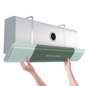 PANDORPOU Expandable Air Conditioner Windshield Anti Direct Blowing Adjustable Air Conditioner Outlet Baffle Comfortable Windproof Scalable Air Guide Plate Cold Environment