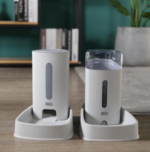 3.8L Auto Automatic Feeder & Water Drinker Pet Dog Cat Bowl Large Cat and Dog Bowls Pet Feeder Water Dispenser [1 set]