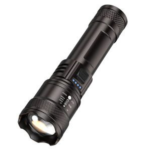 Flashlight German heavy-duty tactical outdoor 1000m ultra long distance zoom 8000lm type-c flash charging 300h ultra long endurance laser flashlight