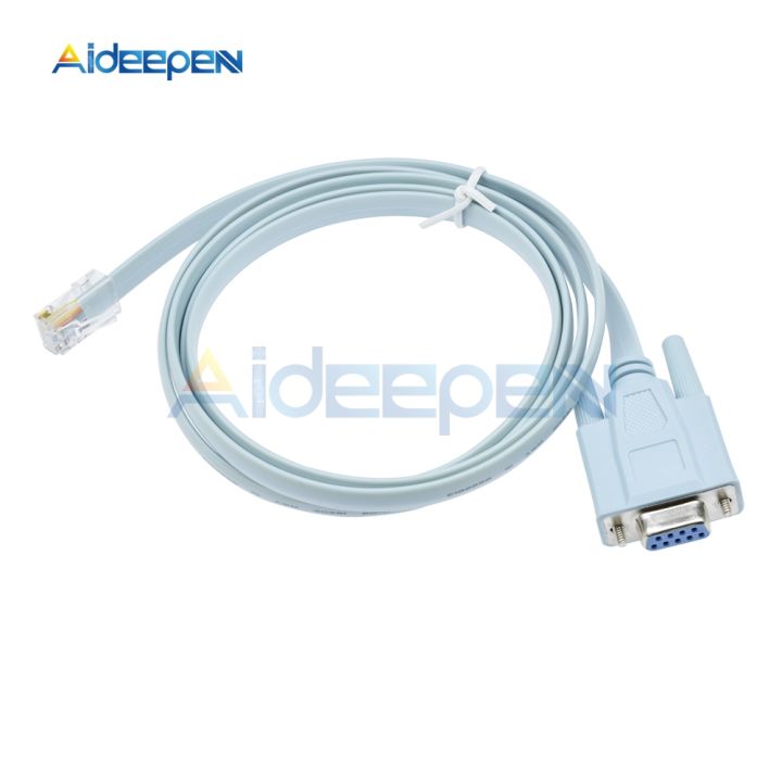 1.5m Female Network Adapter Cable For Cisco Console Rj45 To Rs232 Db9 ...