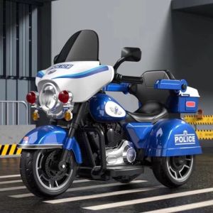 Xe máy điện trẻ em ABM 528 8/ 609 có đèn nhạc khe cắm USB cho bé