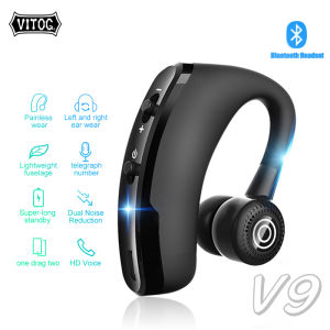 VITOG V9 tws Wireless Bluetooth Earbuds Voice Control Music Sports Bluetooth Hands free Business Earphone Bluetooth 4.1 Headphones Noise Cancelling Headset