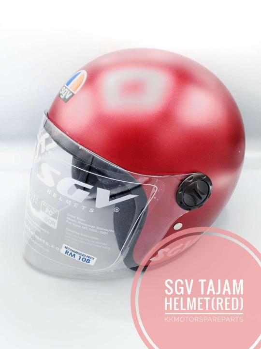 SGV TAJAM HELMET (MATTE RED) Lazada