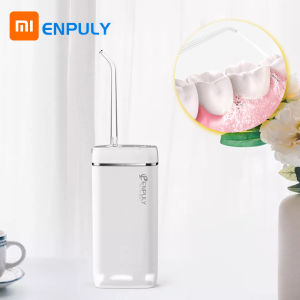 XIAOMI MIJIA ENPULY พกพา 130มล ฟันน้ำ Flosser Bucal Waterpulse เครื่องชะล้างฟันสำหรับสะอาดฟันน้ำ