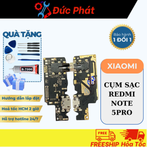 Cụm Sạc THAY THẾ REDMI NOTE 5 PRO (Tặng kèm keo dán và bộ sửa)