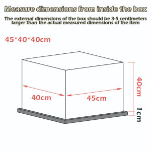 Transparent Acrylic Display For 10323 PAC-MAN Arcade Popmart Figurine Labubu Zimomo for Shoes Sneakers Jewelry Collectibles 手办展示盒收纳