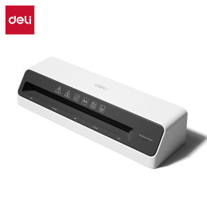 Deli Laminator Machine High Speed Laminating Mesin Laminate Bubble Free Anti Jam (70-100mic - A4)