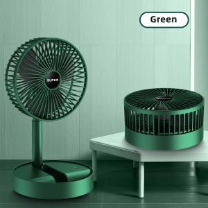 Desk Electric Fan Small folding fan with USB charging retractable 3-speed portable Mini fan