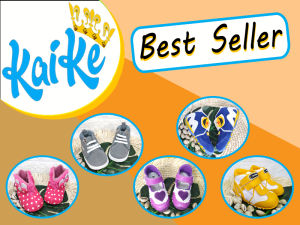 Kaike Gratis Kaos Kaki Sepatu Bayi Perempuan Prewalker 6 Sampai 12 Bulan Usia 1 Tahun Lucu Casual Berkualitas Garansi KIK 002