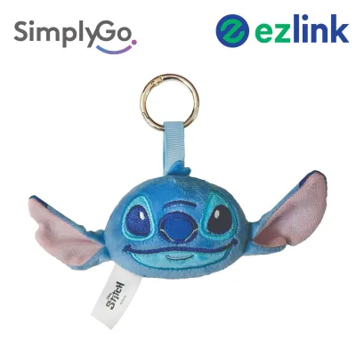 Limited Edition - Disney Tsum Tsum Stitch Plush / Baby Stitch and Angel SimplyGo EZ-Link Card Charm (Lazada Exclusive) Ez Link Charm Kids Gift Toys Children (While Stock Lasts!)