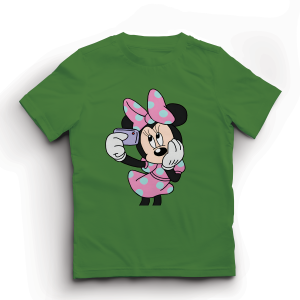 Baju Kaos Anak Perempuan Lucu Import Usia 1 - 10 Tahun Gambar Minnie - Hypelane Kids - DTF