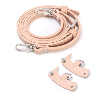 New Bag Strap & Bag Buckle Mini Punch-free Genuine Leather Shoulder Strap Set Transformation Crossbody Strap Bage Buckles Bag Accessories