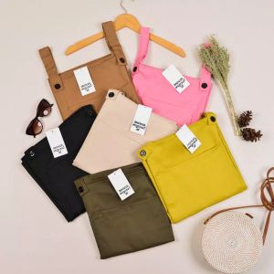 Overall Anya Saku Depan & Desain Overall Wanita Bahan Moscrepe Premium