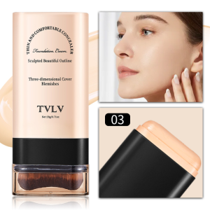Eraser Foundation Stick Velvet Moist Light Concealer Liquid Foundation Long-lasting Flawless Makeup Face Beauty Makeup Cosmetics