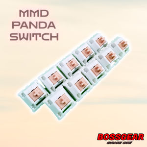 Switch Lẻ MMD Panda Tactile Khấc To Stem POM Chưa Lube 3 Chân Xuyên LED