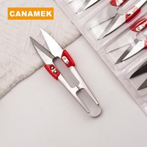 【CANAMEK】 3 6pcs U Thread Scissors Stainless Steel Yarn Shears Cutting Sewing Scissors Cross Stitch Scissors Embroidery Shears Clippers