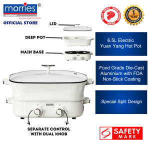 Morries 6.5L Yuan Yang Hot Pot MS8865YYHP