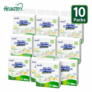 【JJ HOME】 【5Packs/Box】心相印Hearttex Hanging Kitchen Towels 120 Sheets 2-Ply Oil Water Absorbent Paper 210x225mm