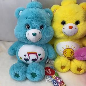 33cm Genuine Carebears Happy Birthday Series Colorful Bear Plush Doll Comfort Toy Childrens Birthday Gift2026