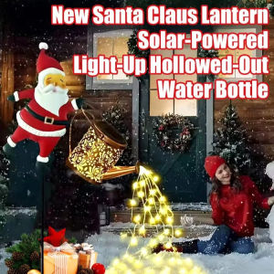 🌟 Outdoor Yard Lights/Patio Lanterns/Lawn Lamp Solar Powered/Easy Installation/Automatic Lighting/Eco-Friendly/Removable/Festival Decor/Christmas Holiday Feature/Unique Ambiance Solar Santa Yard Lawn Light