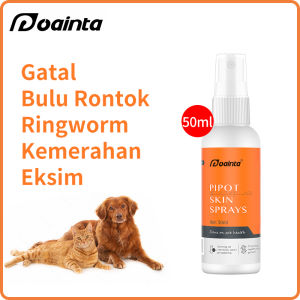 PUAINTA Antijamur Anti Kutu Pipot Semprotan Kulit Kucing dan Anjing Gatal Meringankan Tidak Beracun Dapat Dijilat obat jamur