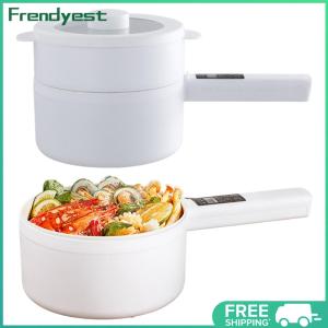 COD [Free Shipping] Nonstick Pan 2L Ramen Cooker with Steamer Multi-function Cooker for Noodles Steak Eggs Stir Frying