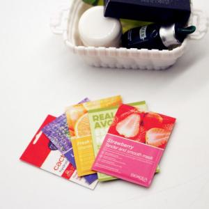 QUANSEN 5 25Pcs Cute Mini Items Facial Mask Set Skin Care Combination Miniatures Simulation Bathroom Supplies Toys For Girls