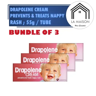 [Bundle of 3] Drapolene Cream 55g (Nappy Rash)