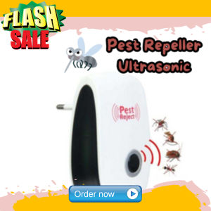Pest Repeller Ultrasonic Alat Pengusir Nyamuk dan Hama Serangga Pest Reject Aman Tanpa Bahan Kimia