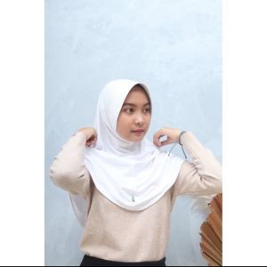 PAKET RESELLER 100 RIBU DAPAT 10 PCS Kerudung Instan Bergo Hamidah Jersey Ped