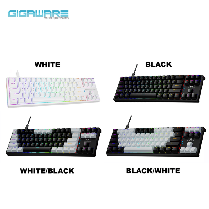 Dark Alien K710 RGB Hot-Swappable Mechanical Gaming Keyboard Detachable ...