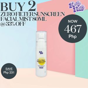 Beautederm Belle Dolls Zero Filter Sunscreen Facial Mist 80ml SPF40 PA+++ Promo