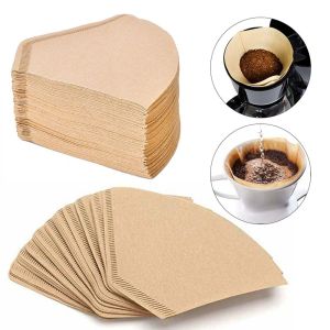 DIANA "V" Shape 40pcs Eco-friendly Strainer Sheet Coffee Maker Accessories Unbleached Filter Bag Coffee Filter Hand Drip Paper Filter Paper