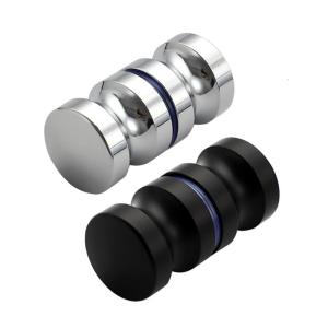 2pcs Minimalist Sturdy Glass Door Pulls Easy Installation Convenient Accessory for Interior Designers and Renovators