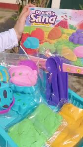 Baby Pro Kids Magnetic Sand Play Set Stretch Shape And Create Educational Toys Easy to Mold