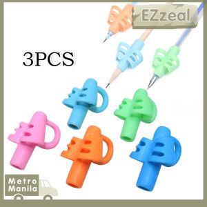 3pcs Pencil Holder Soft Silica Pencil Grasp Writing Training Correction Tool Pen Grip
